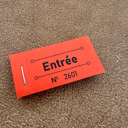 Carnet de tickets entrée - 50 tickets