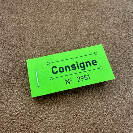 Carnet de tickets consigne - 50 tickets