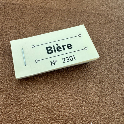 Carnet de tickets bière - 50 tickets