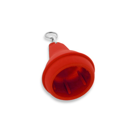 Porte-clés hôtel Mayfair rouge - plastique - par pièce