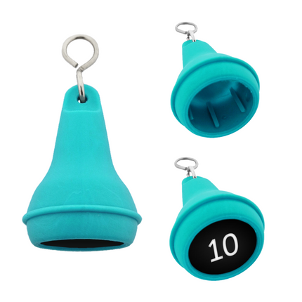 Porte-clés hôtel Mayfair turquoise - plastique - par pièce