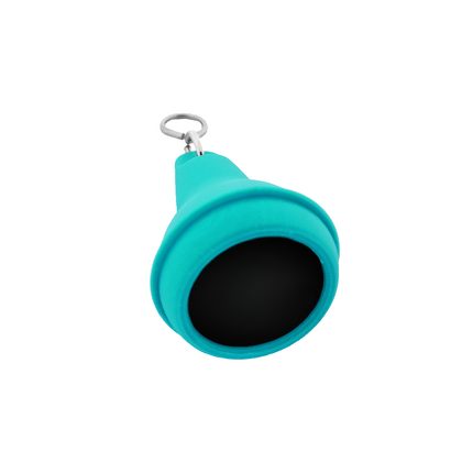 Porte-clés hôtel Mayfair turquoise - plastique - par pièce