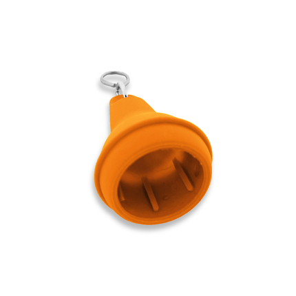 Porte-clés hôtel Mayfair orange - plastique - par pièce