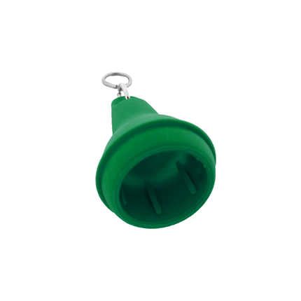 Porte-clés hôtel Mayfair vert - plastique - par pièce