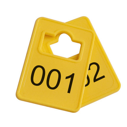 Jeton vestiaire numéroté Tiffany 50 x 36 mm - 100 pièces