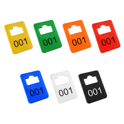 Jeton vestiaire numéroté Tiffany 50 x 36 mm - 100 pièces