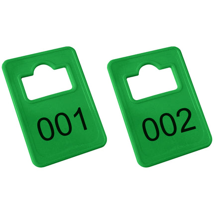 Jeton vestiaire numéroté Tiffany 50 x 36 mm - 100 pièces