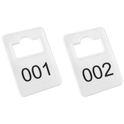Jeton vestiaire numéroté Tiffany 50 x 36 mm - 100 pièces