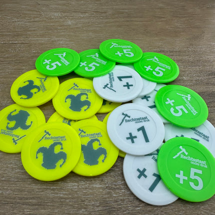 Jetons personnalisés -  Ø40 mm - 100 pièces