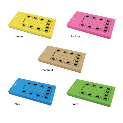 Carnet de tickets de consommation café - 50 tickets