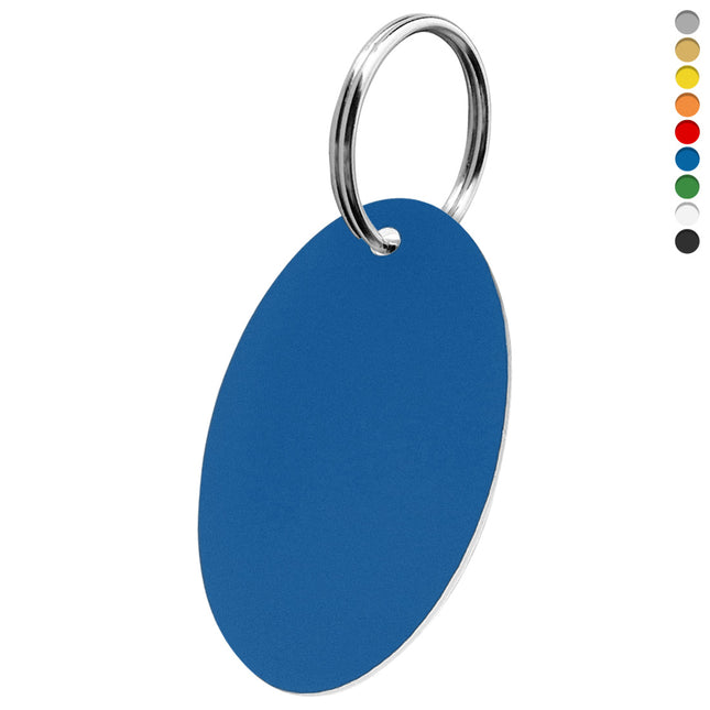 Porte-clés acrylique ovale - par pièce