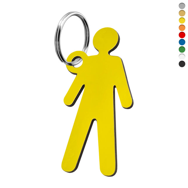 Porte-clés acrylique bonhomme - par pièce