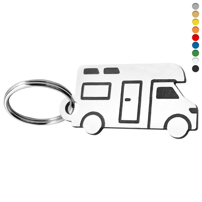 Porte-clés acrylique camping-car - par pièce