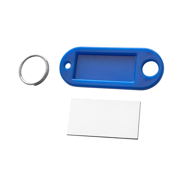 Porte-clés étiquette numéroté R5 - 55 x 22 mm - par pièce