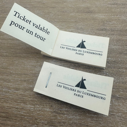 Tickets d'attraction personnalisés - 50 x 30 mm - 810 tickets