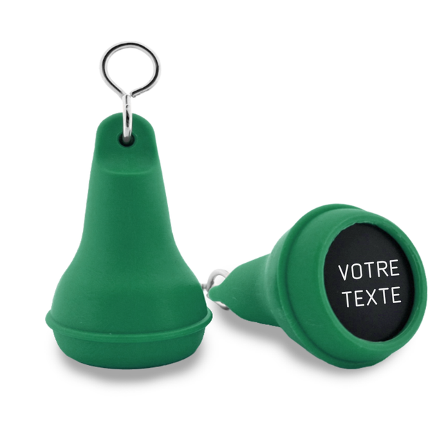 Porte-clés hôtel Mayfair vert - plastique - par pièce