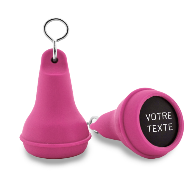 Porte-clés hôtel Mayfair rose - plastique - par pièce