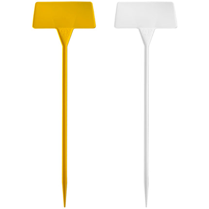 Étiquettes à planter inclinées plastique - 160 x 100 mm - 10 étiquettes