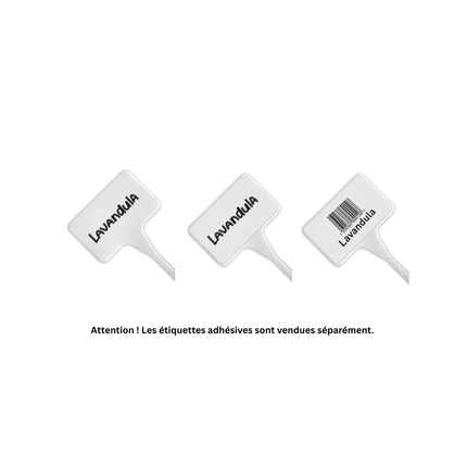Étiquettes à planter plastique - 55 x 35 mm - 10 étiquettes