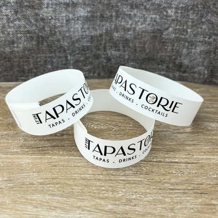Bracelets personnalisés avec propre texte Tyrex - 100 bracelets