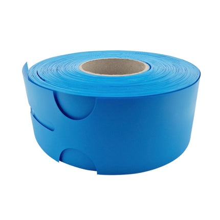Grandes étiquettes à boucle numérotées personnalisées bleues PEHD - 273,5  x 80 mm - 100 étiquettes