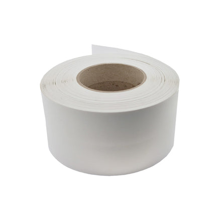Étiquettes à boucle personnalisées blanches avec code-barres - PEHD - 381 x 75 mm - 100 étiquettes