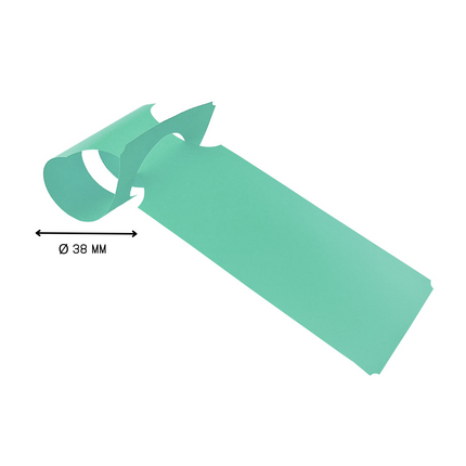Grandes étiquettes à boucle numérotées personnalisées - 273,5 x 59 mm - 100 étiquettes