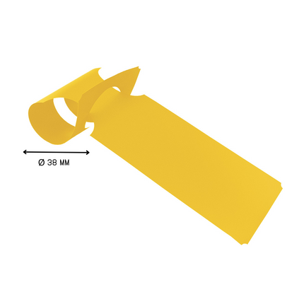 Grandes étiquettes à boucle numérotées - 273,5 x 59 mm - 100 étiquettes