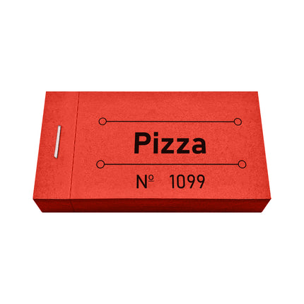 Carnet de tickets pizza - 50 tickets