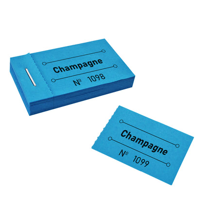 Carnet de tickets champagne - 50 tickets