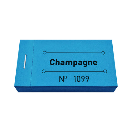 Carnet de tickets champagne - 50 tickets
