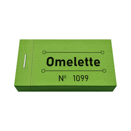 Carnet de tickets omelette - 50 tickets