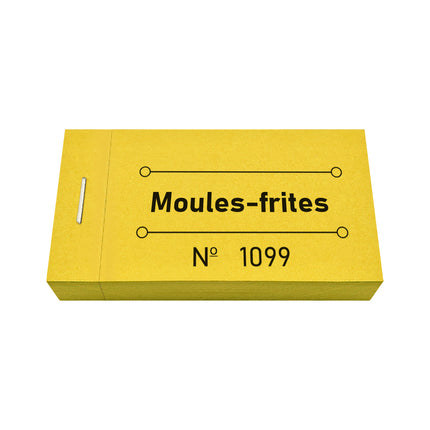 Carnet de tickets moules-frites - 50 tickets