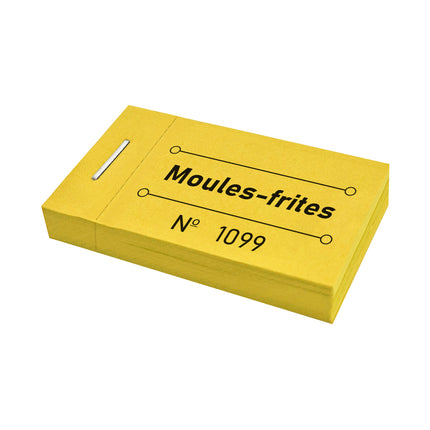 Carnet de tickets moules-frites - 50 tickets