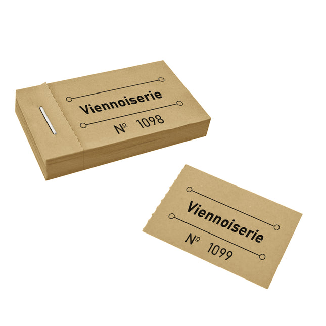 Carnet de tickets viennoiserie - 50 tickets