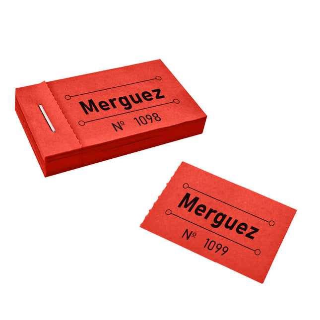 Carnet de tickets merguez - 50 tickets