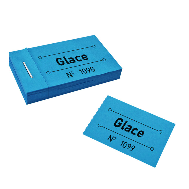Carnet de tickets glace - 50 tickets