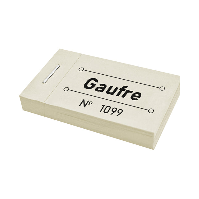 Carnet de tickets gaufre - 50 tickets