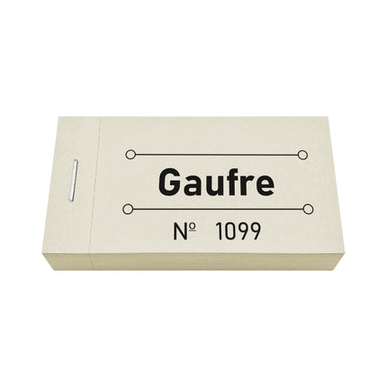 Carnet de tickets gaufre - 50 tickets