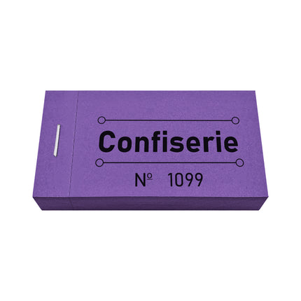 Carnet de tickets confiserie - 50 tickets