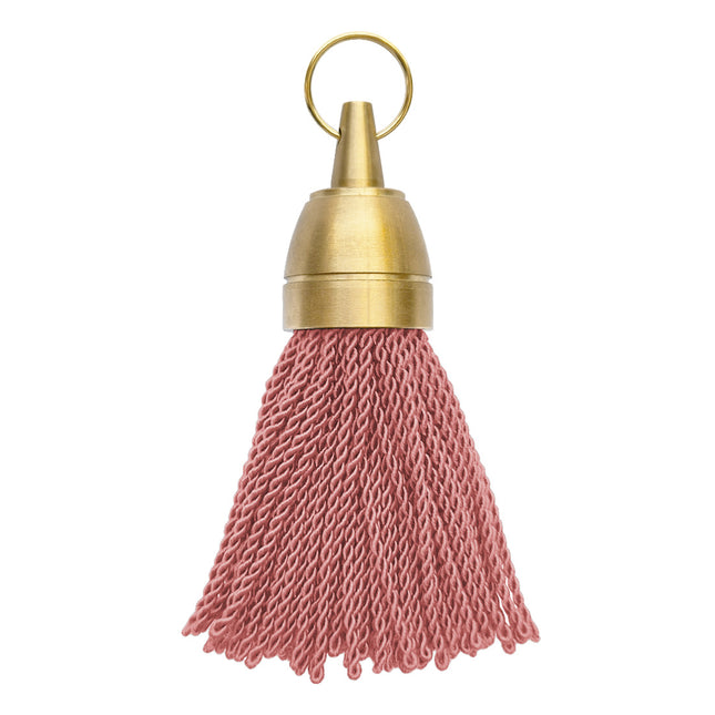 Porte-clés hôtel vierge Philadelphie vieux rose - laiton - 140 mm - par pièce