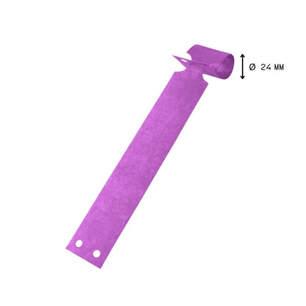Étiquettes à boucle Tyvek sur rouleau - 220 x 25,4 mm - 1000 étiquettes