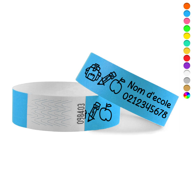 Bracelets école Tyrex - 100 pièces