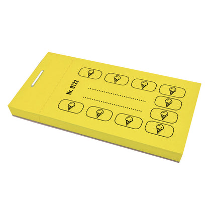 Carnet de tickets de consommation glace - 50 tickets