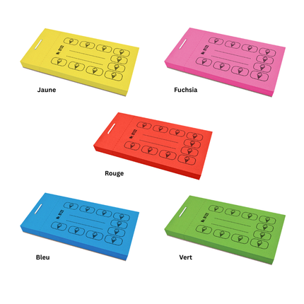 Carnet de tickets de consommation glace - 50 tickets