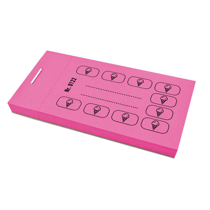Carnet de tickets de consommation glace - 50 tickets