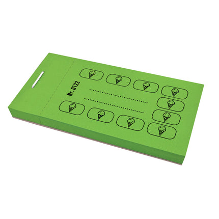 Carnet de tickets de consommation glace - 50 tickets