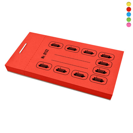 Carnet de tickets de consommation bateau - 50 tickets
