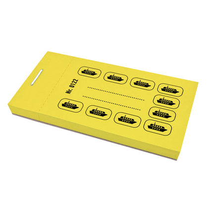 Carnet de tickets de consommation bateau - 50 tickets