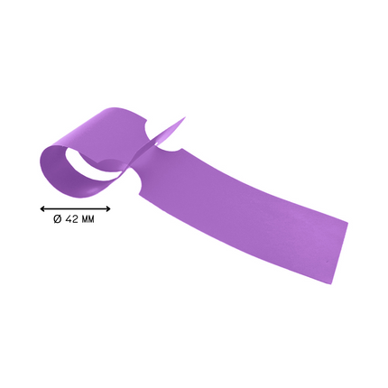 Étiquettes à boucle personnalisées pour bac E2 - 260 x 50 mm - 100 étiquettes